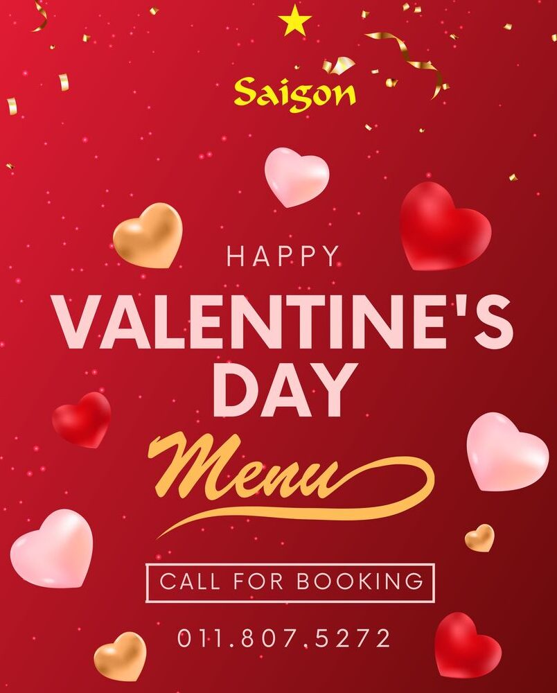 Valentine's Day Special Menu
